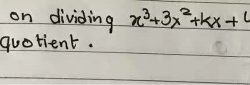 Quotient remainder find long division using synthetic use 3x 4x problem solved answer transcribed text show