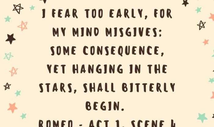 I fear too early for my mind misgives