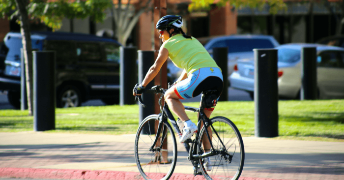 Bicyclist pedestrian bicyclists