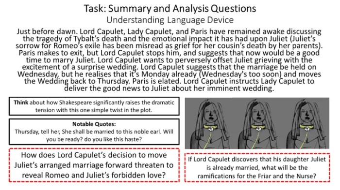 Romeo and juliet act 3 reading and study guide